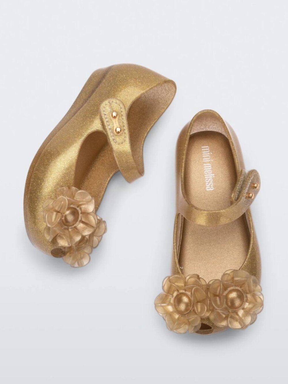 NWT Melissa Kids' Mini Ultragirl Springtime Mary Jane Flat Mini Melissa